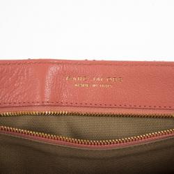 Pre Owned Marc Jacobs Multicolor Stitched Detail Logo Imprinted Shoulder Bag