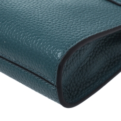 Pre Owned Marc Jacobs Blue Leather Crossbody Bag