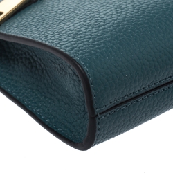 Pre Owned Marc Jacobs Blue Leather Crossbody Bag