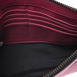 Marc Jacobs Raspberry Leather Small Gotham Crossbody Bag
