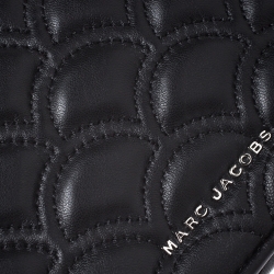 Pre Owned Marc Jacobs Black Leather Matelasse Crossbody Bag