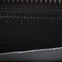 Marc Jacobs Black Leather Gotham Zip Around Wallet