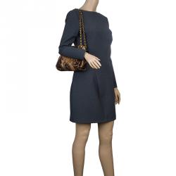Marc Jacobs Beige Python and Sequins Mae Shoulder Bag