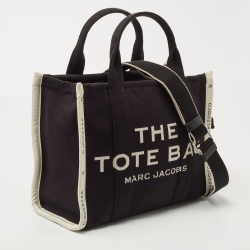مملوكة مسبقًا Marc Jacobs Black Fabric Medium The Tote Bag