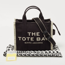 مملوكة مسبقًا Marc Jacobs Black Fabric Medium The Tote Bag
