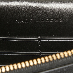 Pre Owned Marc Jacobs Black Faux Leather Chain Flap Bag