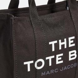 Pre Owned Marc Jacobs Black Cotton Women'S The Medium Tote Bag