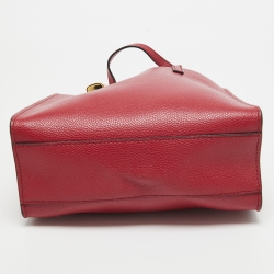 Pre Owned Marc Jacobs Fuchsia Leather Mini Grind Tote