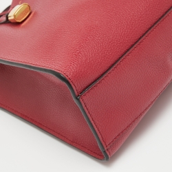 Pre Owned Marc Jacobs Fuchsia Leather Mini Grind Tote