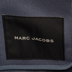 Pre Owned Marc Jacobs Blue Canvas Large The Tote Bag 