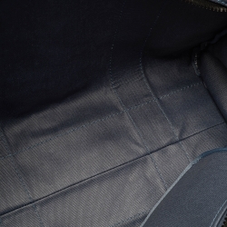 Pre Owned Marc Jacobs Blue Canvas Large The Tote Bag 