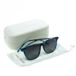 Marc Jacobs Blue Tortoise / Grey Marc 86/F/S Square Sunglasses