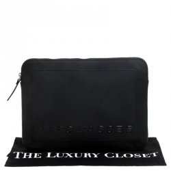 Marc Jacobs Black PVC Laptop Case