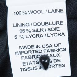 Pre Owned Marc Jacobs Burgundy High Waist Wool Skirt S