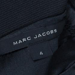 Pre Owned Marc Jacobs Burgundy High Waist Wool Skirt S