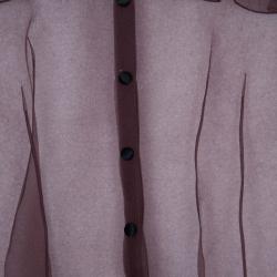 Marc Jacobs Burgundy Ruffle Top M