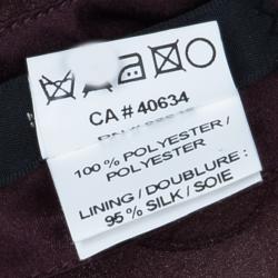 Marc Jacobs Burgundy Ruffle Top M