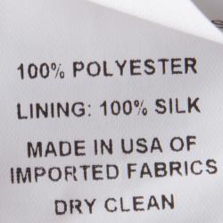 Pre Owned Marc Jacobs Brown Short Sleeve Ruffle Bottom Dress S