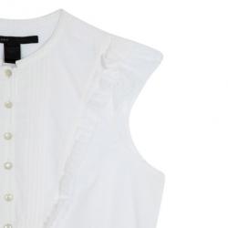 Pre Owned Marc Jacobs White Cotton Dress M