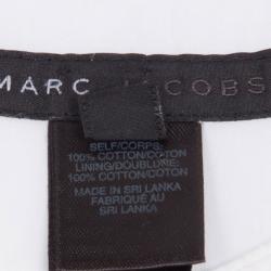 Pre Owned Marc Jacobs White Cotton Dress M