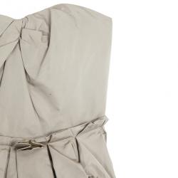 Pre Owned Marc Jacobs Strapless Taffeta Bustier Dress M