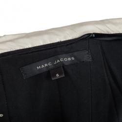 Pre Owned Marc Jacobs Strapless Taffeta Bustier Dress M