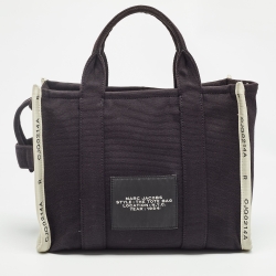 Marc Jacobs Black/White Canvas The Tote Bag