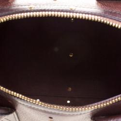 Pre Owned Marc Jacobs Brown Perforated Leather Satchel