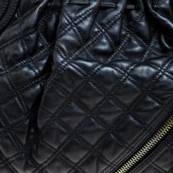 Pre Owned Marc Jacobs Black Quilted Leather Cecilia Satchel