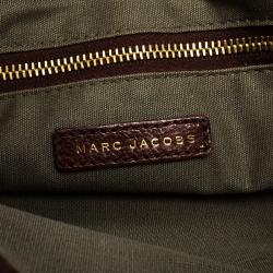 Pre Owned Marc Jacobs Burgundy Quilted Leather The XL Shoulder Bag