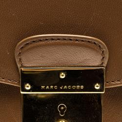 Marc Jacobs Brown Leather Metropolitan Top Handle Bag