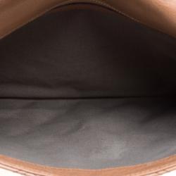 Pre Owned Marc Jacobs Brown Quilted Leather Eugenie Clutch