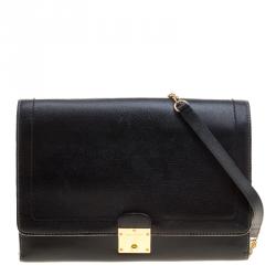 Pre Owned Marc Jacobs Black Leather All In One Crossbody Bag