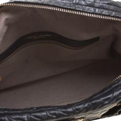 Pre Owned Marc Jacobs Black Quilted Leather Satchel