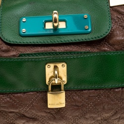 Pre Owned Marc Jacobs Brown Quilted Leather Chain Shoulder Bag