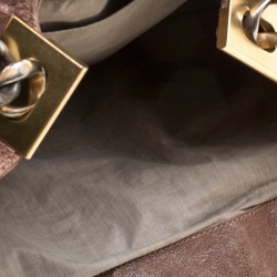 Pre Owned Marc Jacobs Brown Quilted Leather Chain Shoulder Bag