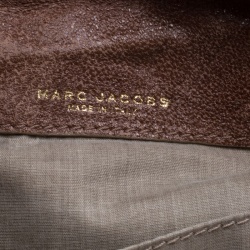 Pre Owned Marc Jacobs Brown Quilted Leather Chain Shoulder Bag