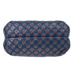 Pre Owned Marc Jacobs Blue Leather Memphis Tote