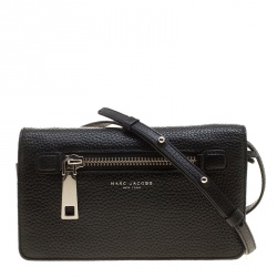 Marc Jacobs Black Leather Gotham Wallet
