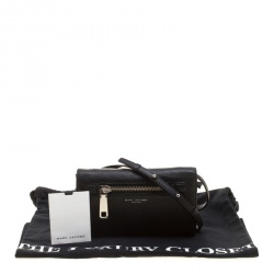 Marc Jacobs Black Leather Gotham Wallet