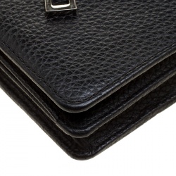 Marc Jacobs Black Leather Gotham Wallet