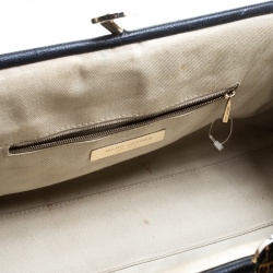 Pre Owned Marc Jacobs Black Quilted Leather Stam Satchel