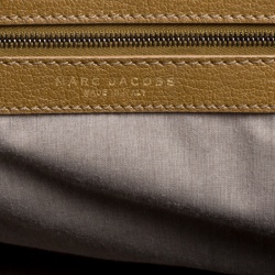 Pre Owned Marc Jacobs Khaki Quilted Leather Stam Shoulder Bag