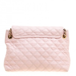 Pre Owned Marc Jacobs Pink Quilted Leather Baroque Shoulder Bag