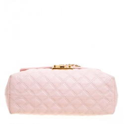 Pre Owned Marc Jacobs Pink Quilted Leather Baroque Shoulder Bag