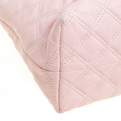 Pre Owned Marc Jacobs Pink Quilted Leather Baroque Shoulder Bag