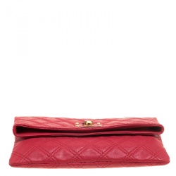 Pre Owned Marc Jacobs Red Quilted Leather Eugenie Clutch
