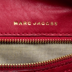 Pre Owned Marc Jacobs Red Quilted Leather Eugenie Clutch