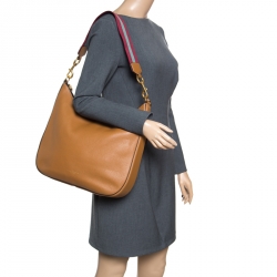 Pre Owned Marc Jacobs Brown Leather Gotham Hobo