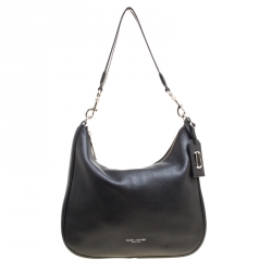 Pre Owned Marc Jacobs Black Leather Ghotham Hobo
